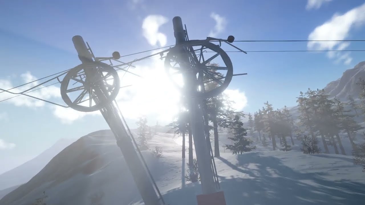 Construction téléski débrayable énrome  -WINTER RESORT 2 / Partie 1