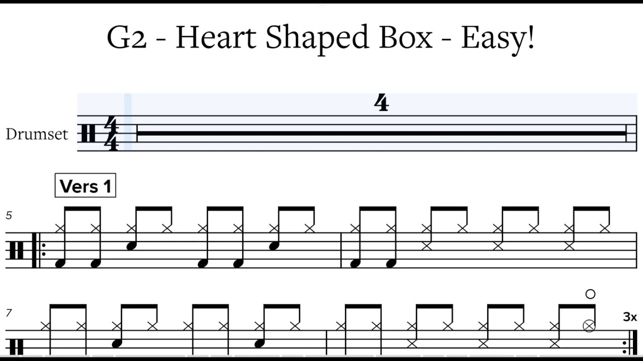 Heart Shaped Box - Easy