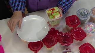 Lock & Lock 12pc Mini Square & Round Storage Set on QVC