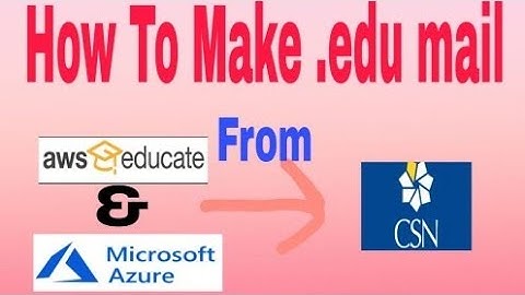 (New Method) How to get free .edu mail for Azure and AWS Educate. 100% working