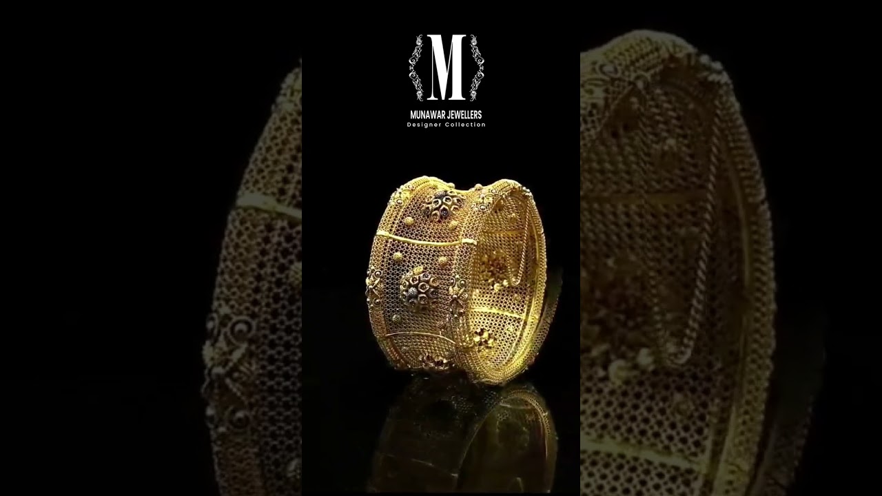 Timeless Gold Elegant Fashion Kara Design for Women – Luxury at Its Finest 