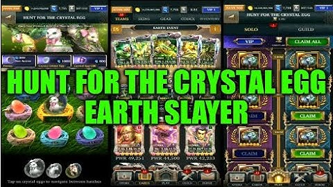 Legendary Game Of Heroes: Hunt For The Crystal Egg Event Gameplay/Team Testing (Earth Slayer)