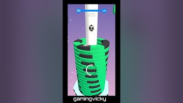 Stack Ball 100 level in 5 minutes #gamingvicky #stackball #ball #stack #videogames #stackball3dgame