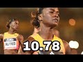 Julien Alfred Runs Super PB Krystal Sloley LIFETIME BEST 100m | Racers Grand Prix 2024 #jamaica