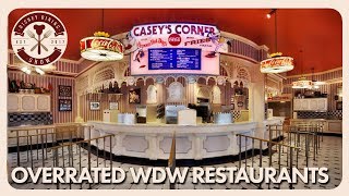 Overrated Walt Disney World Restaurants | Disney Dining Show | 04/13/18