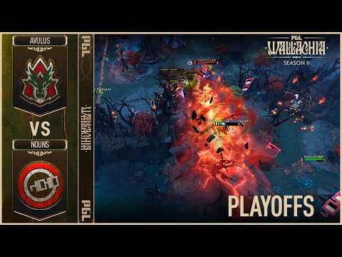 PLAYOFFS! AVULUS vs NOUNS - OFFICIAL HIGHLIGHTS - PGL Wallachia S2 | DOTA2