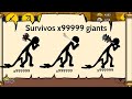 X999999999 giant lv1 lv2 lv3 summon skin basic  stick war legacy  kasubuktq