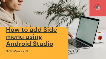 How to create a side menu in android studio | side menu| Menu Option