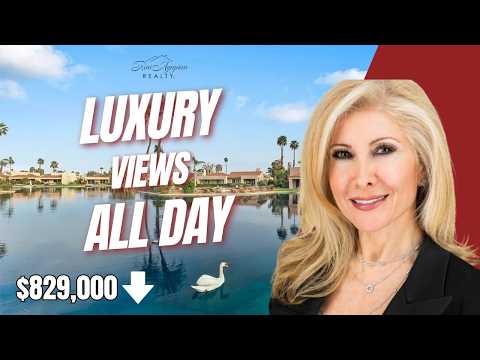 Luxury Lakefront Living in Rancho Mirage CA | Private Dock + Resort Amenities | $829,000