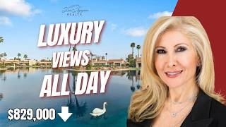 Luxury Lakefront Living in Rancho Mirage CA | Private Dock + Resort Amenities | $829,000