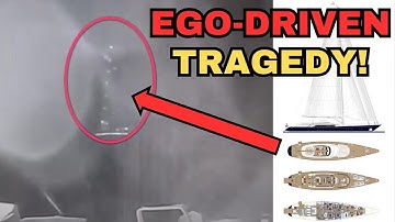 Billionaire Superyacht Bayesian Sinking: EXTREME Design Flaws!!!