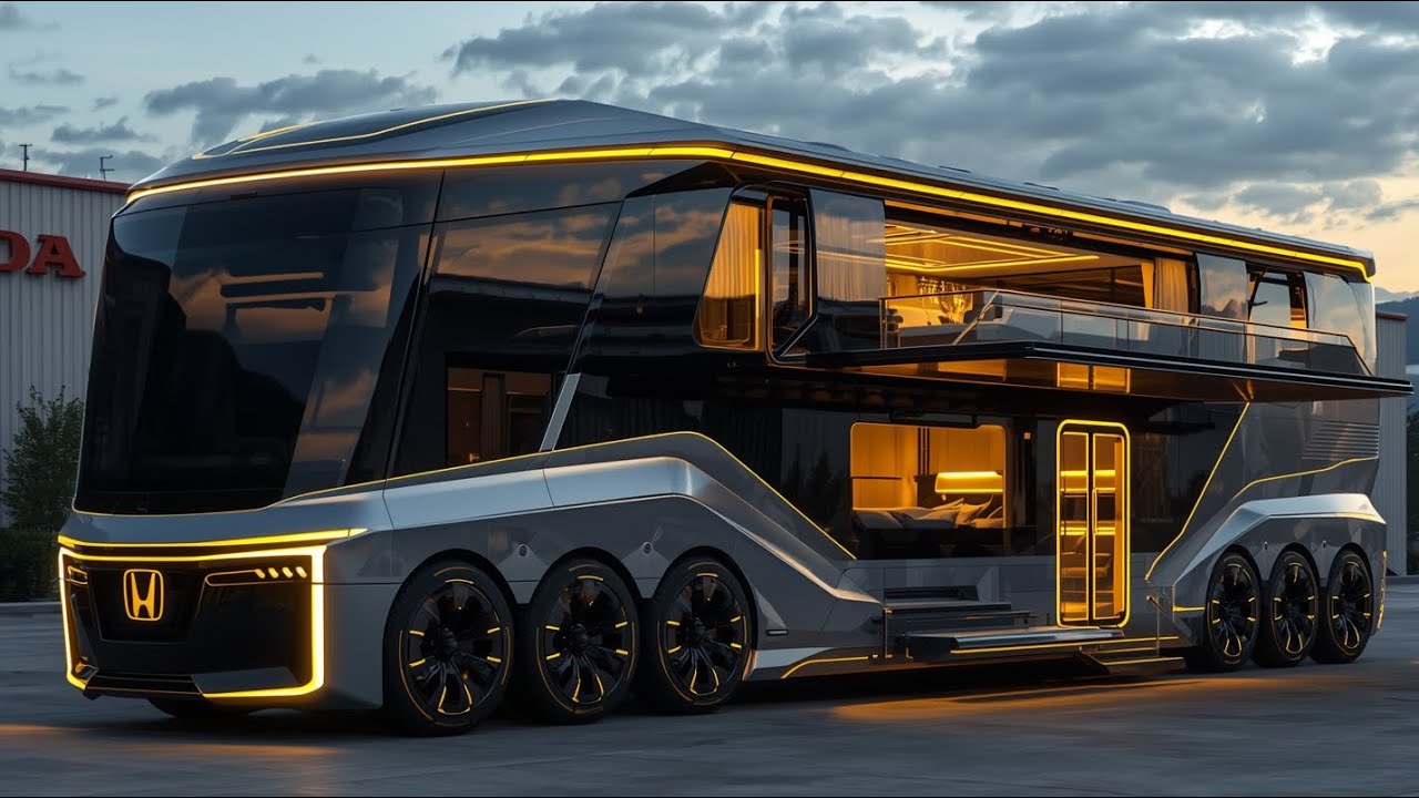 2026 Honda Double Decker Motorhome Is a Game-Changer – Two-Story Luxury on Wheels!
