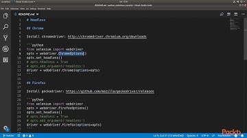 Automating Web Testing with Selenium and Python : Configure WebDriver | packtpub.com