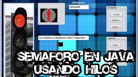 Semaforo en Java usando Hilos   Demostracion