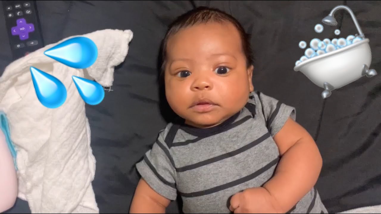 giving-my-almost-2-month-old-a-bath-youtube
