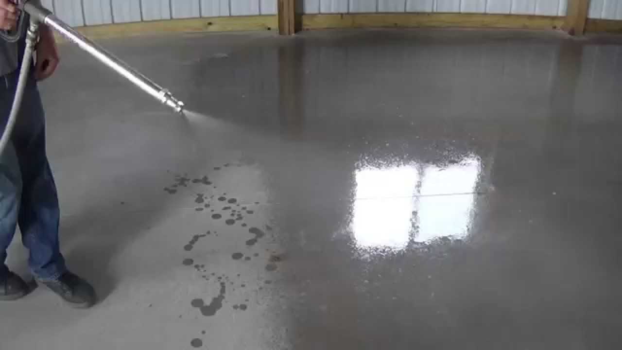 Cdp Concrete Sealer Smooth Floor Youtube
