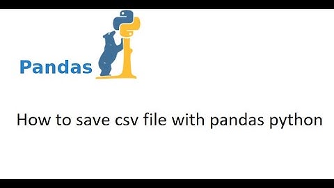 How to save dataframe into csv file with pandas python