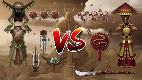Shadow Fight 2 || Set Of Monk VS Set Of Sentinel[Android Gameplay]