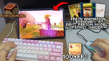 Minecraft Java 1.21.+ on Xiaomipad 6 Snapdragon 870 with Shader, Mod, Texturepack Pojavlauncher