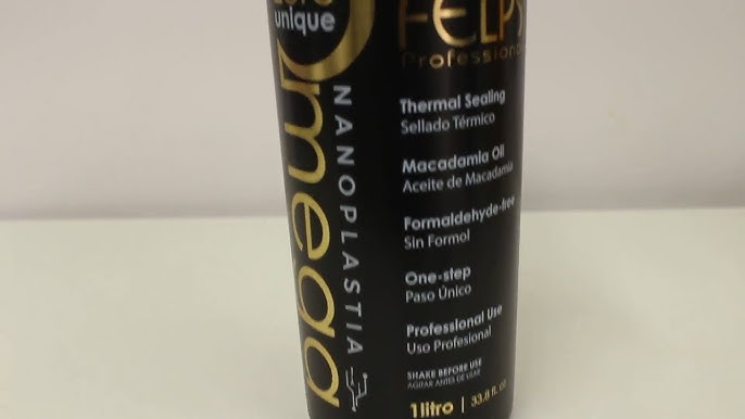 Felps Professional Omega - Thermal Sealing and Zero Unique Nanoplasty -  Straightening & Smoothing Hair Treatment - Amino & Tenino Acids - For All  Hair