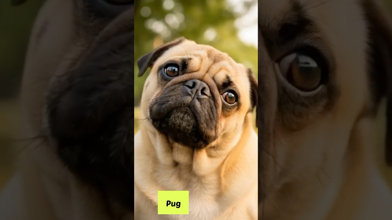 Pug Dog Breed | Cute Pug Playing 🐶 