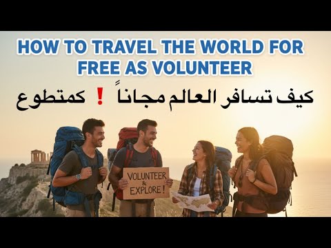 كيفاش تسافر حول العالم بدون فلوس التطوع هو الحل سافر   تطوع السفر