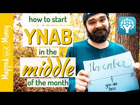 YNAB Setup In The Middle Of The Month