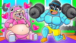 De GORDO a FUERTE Para Conquistar CHICAS en Roblox!