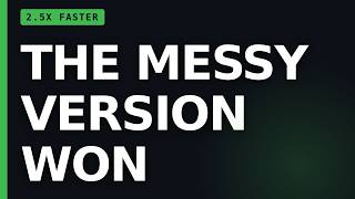 Adding a process made my one-liner 2.5x faster