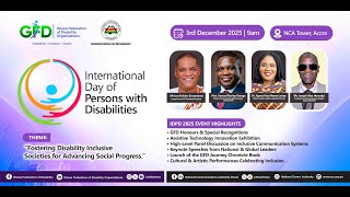 INTERNATIONAL DAY OF PERSONS WITH DISABILITIES