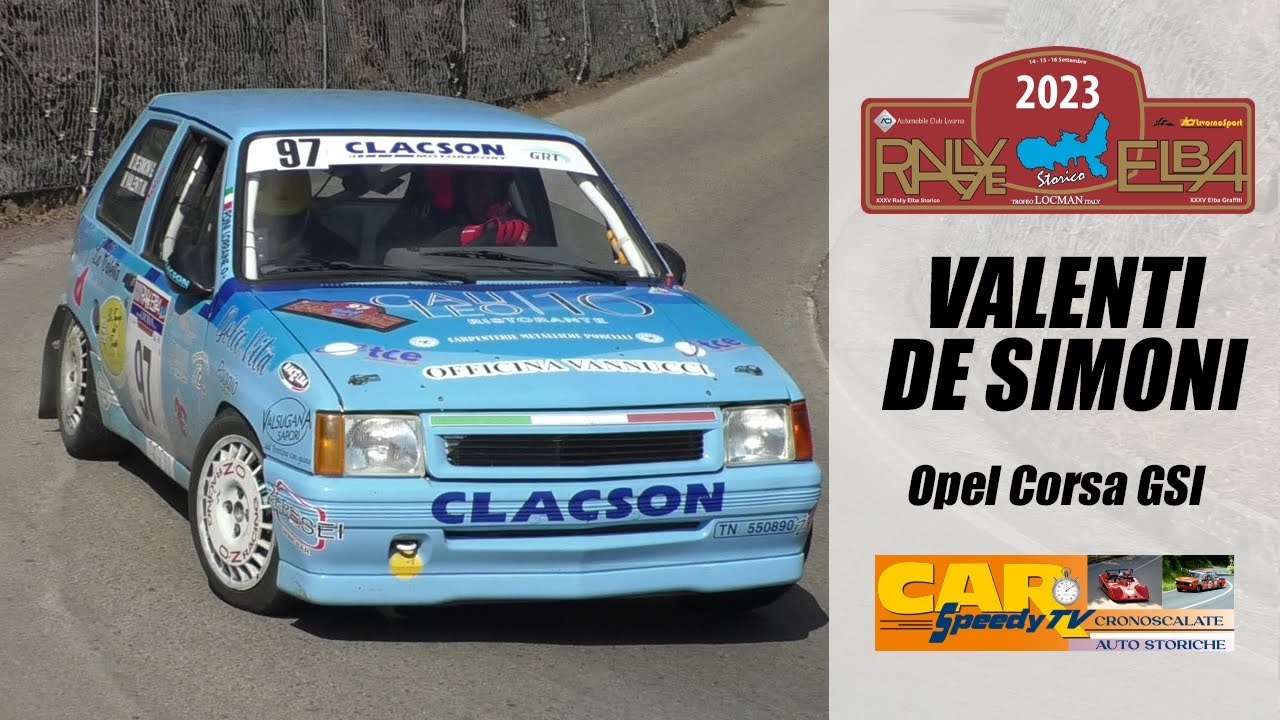 Rally Elba Storico 2023 || Maurizio Valenti - Giacomo De Simoni || Opel Corsa GSI