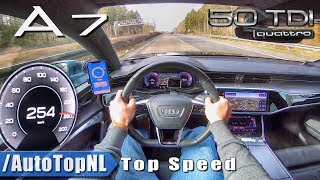 Audi A7 Sportback 3.0 Tdi Autobahn Pov 254Kmh Top Speed By Autotopnl