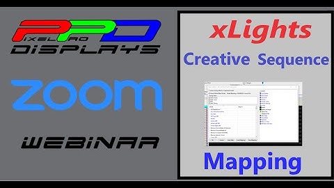 PPD October 2022 xLights Webinar: Creative Sequence Mapping