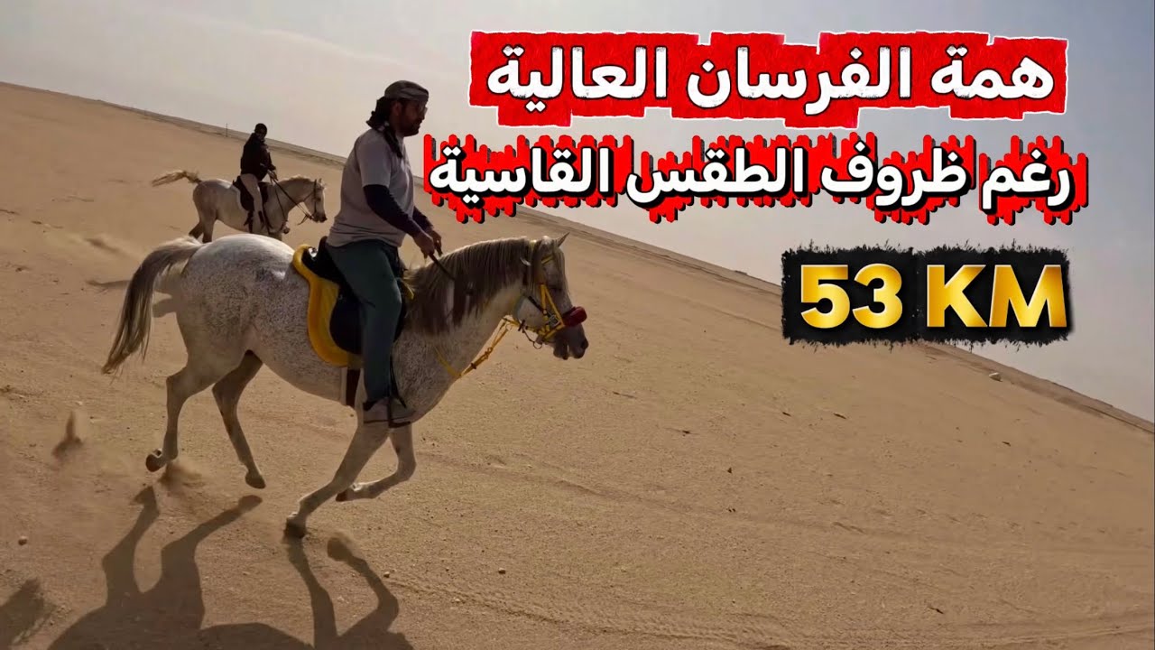 رحلة برقية العمدة 53 كيلو في تحدي مع ظروف الطقس القاسية