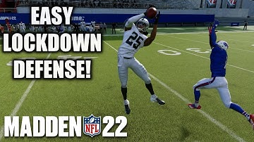 PLAY DEFENSE LIKE A PRO! EASY LOCKDOWN MADDEN 22 DEFENSE!