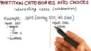 Partition Categories into Choices - Georgia Tech - Software Development Process Profile