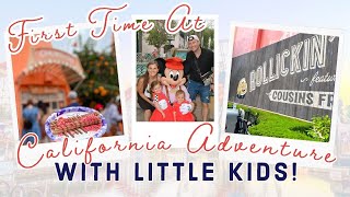 FIRST TIME at California Adventure with Toddlers | July 2023