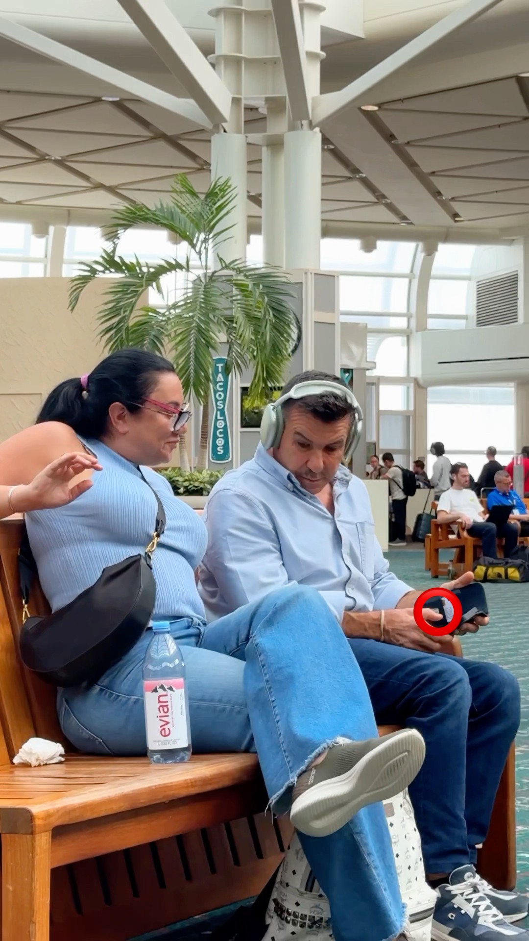 She got caught going through his phone ?