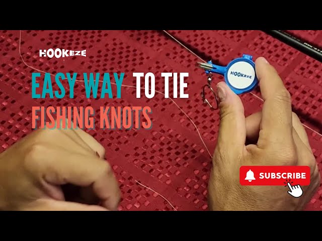 Safely Tie Fishing Knots! with Hook-Eze Knot Tying Tool 