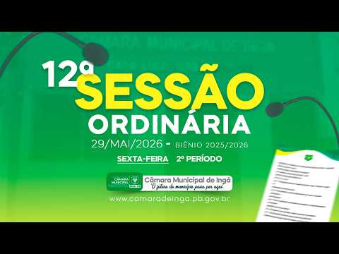 Sessão Ordinária - 29 05 2026