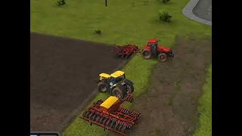 Jcb Tractor Planting Wheat In FS 16 | FS16 Gameplay | Farming Simulator 16|Timelapse #shorts #short