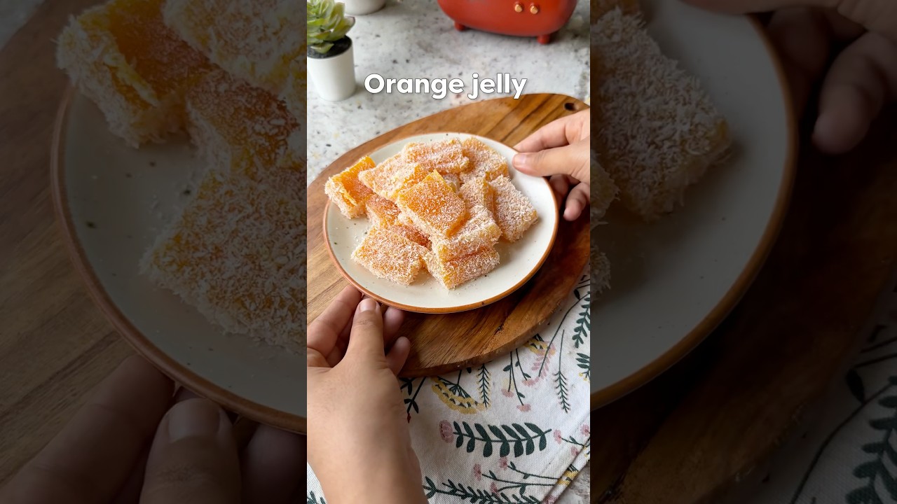 Апельсиновое желе #желе #апельсин
