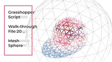 [Download] - Grasshopper Script Walk-through File 20 | Mesh Sphere |