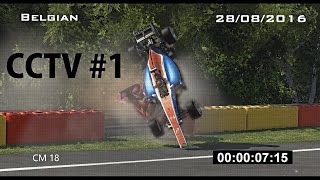 F1 2016 - CCTV Crash Compilation #1