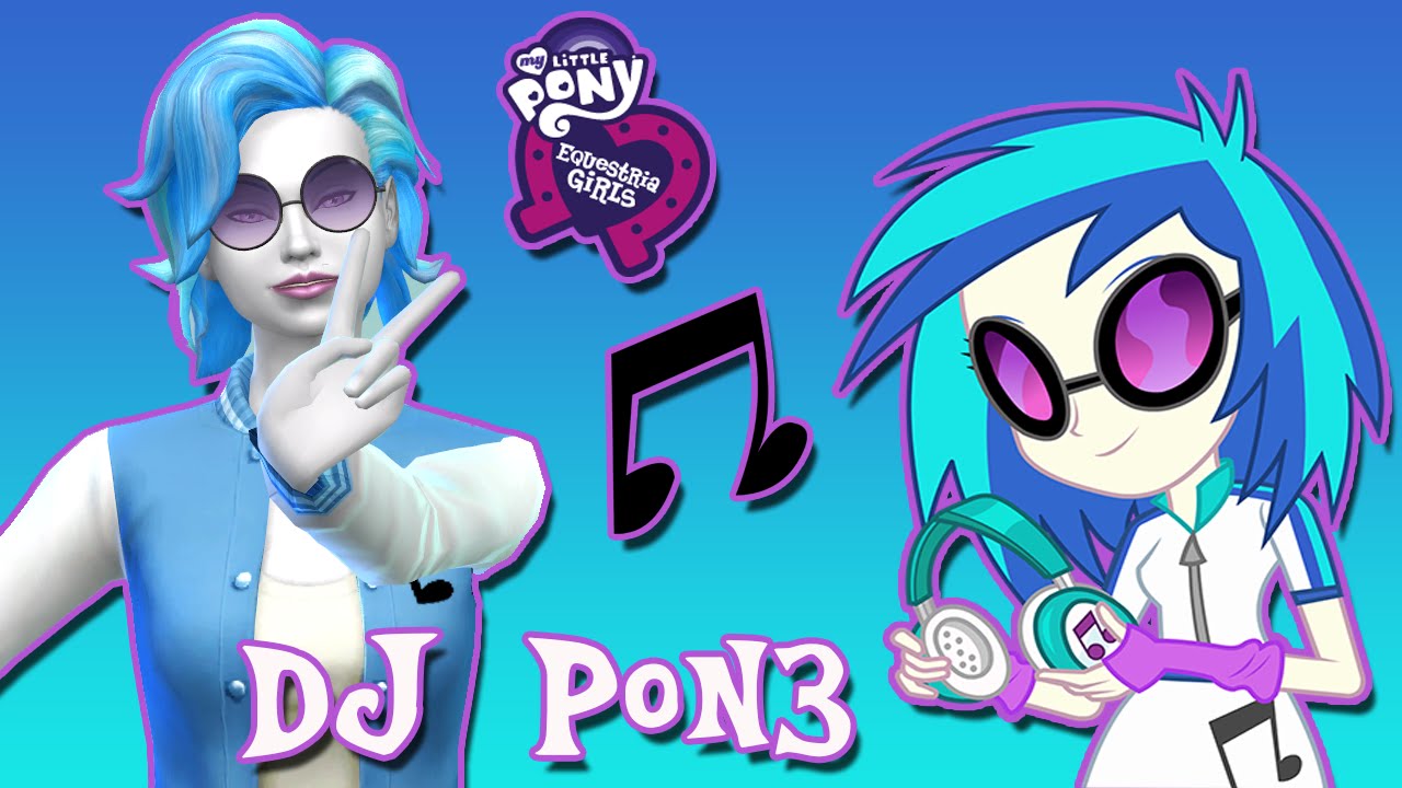 Dj Pon3 || My Little Pony || The Sims 4 Create A Sim+ Full Cc List - Youtube