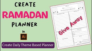 How to create Ramadan planner | plan your Ramadan | Ramadan bullet journal give away screenshot 3