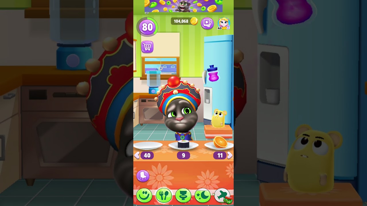 My Talking Tom 2: Tom and his pet doesn't want to drink baby potion! 