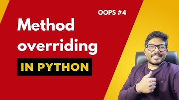 #4 Method overriding in python| #python #interview #online #education #programming #codechasers