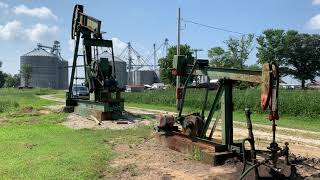 American and Cabot pumpjacks pumping from the same formation.