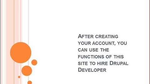 where to find a Drupal Developer